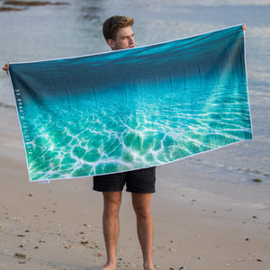 Ocean Veins beach towel