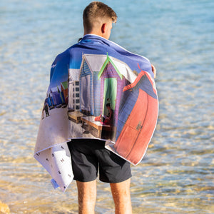 Brighton Boxes beach towel