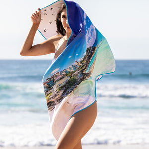 Saturday Clarity beach towel