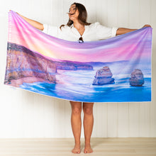 Load image into Gallery viewer, Ocean Road Rainbow beach towel