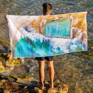 Cronulla Tides beach towel