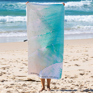 Byron Bay Lineup beach towel