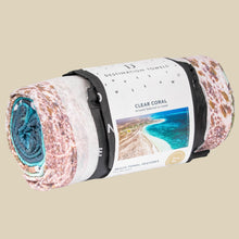 Load image into Gallery viewer, Clear Coral beach towel