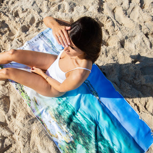 Bondi Blues beach towel