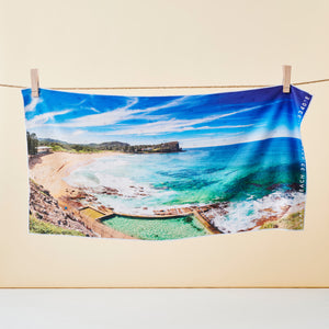 Vivid Avalon beach towel