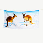 Aussie Mates beach towel