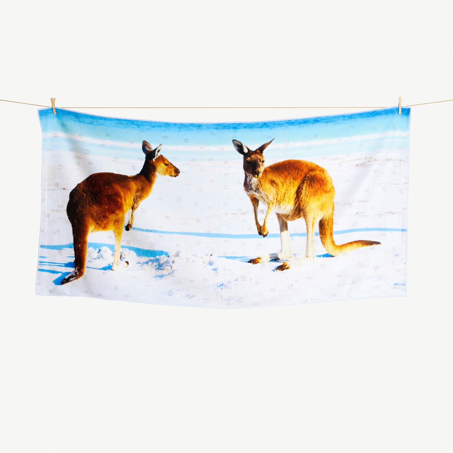 Aussie Mates beach towel