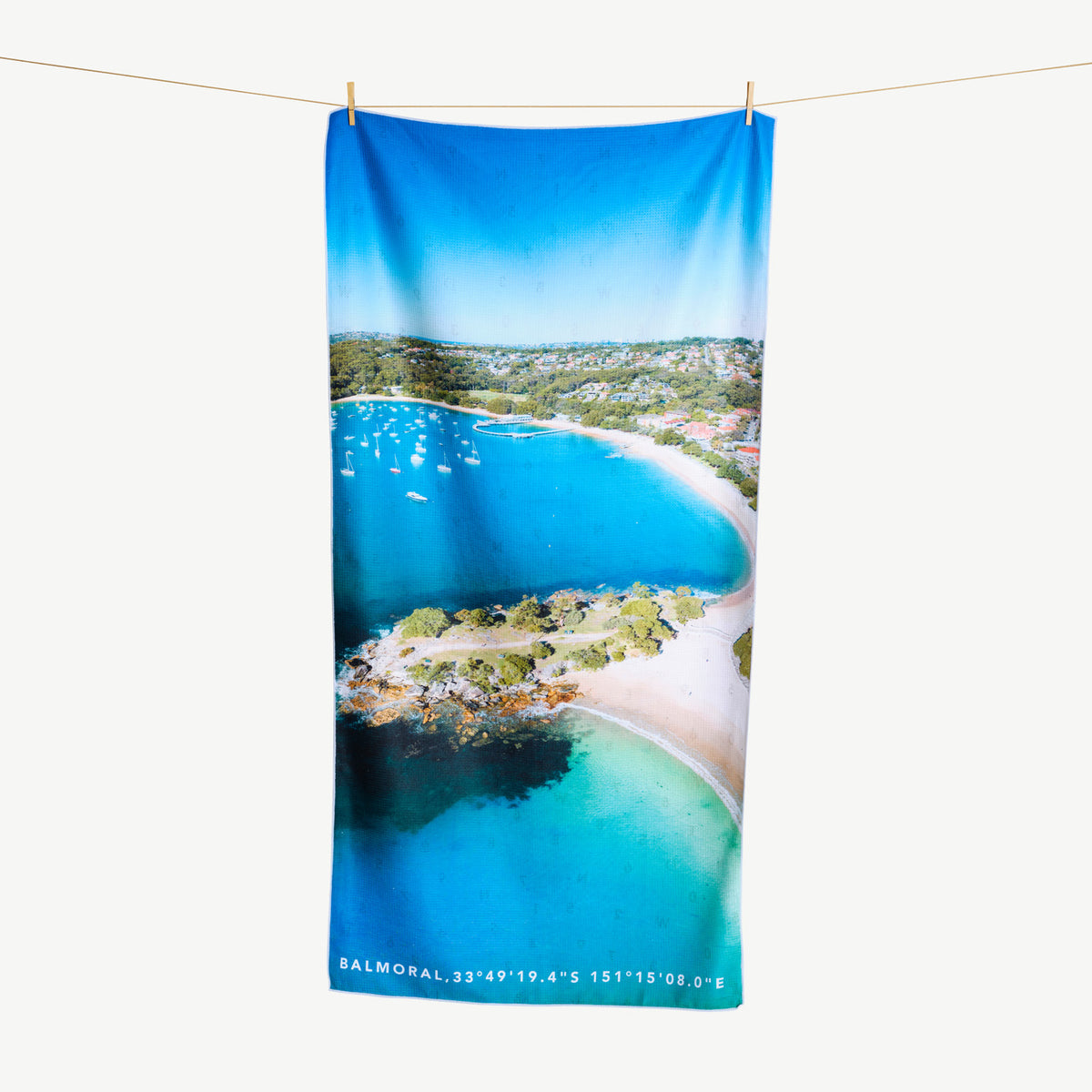 Balmy Balmoral beach towel