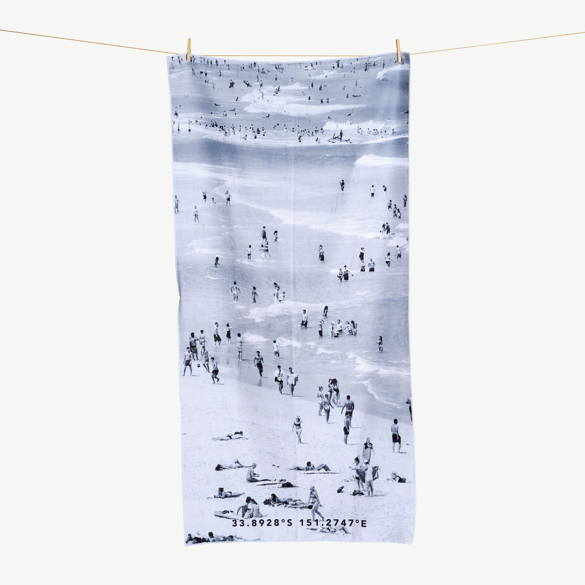 Beach Scene Beach Towel