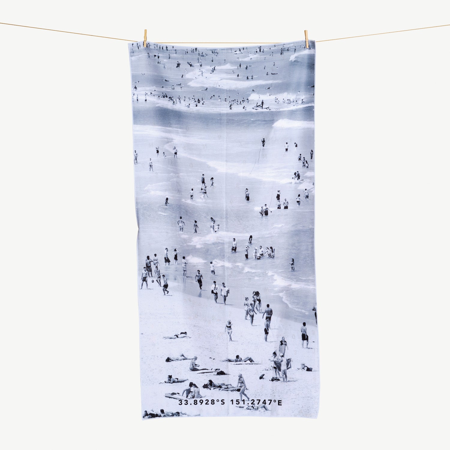 Beach Scene Beach Towel