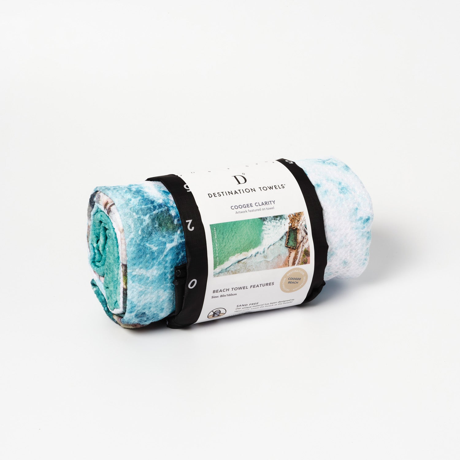 Coogee Clarity beach towel