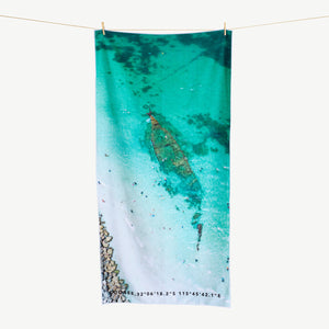 Coogee Wreck beach towel
