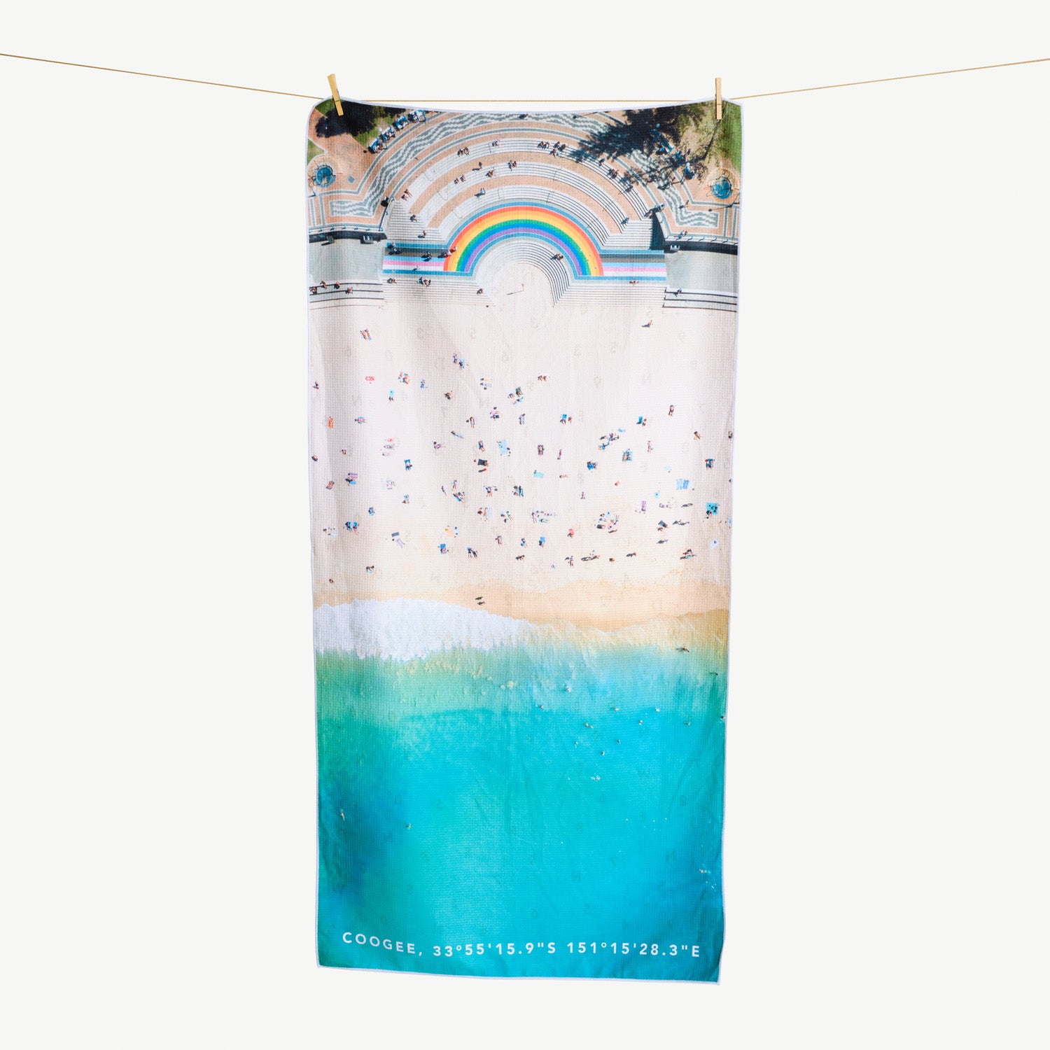 Coogee shores beach towel