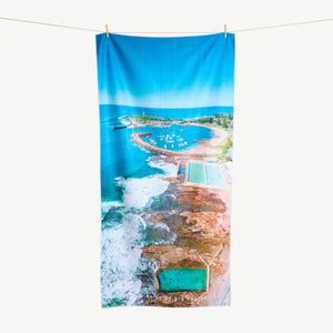 Gong Basin beach towel