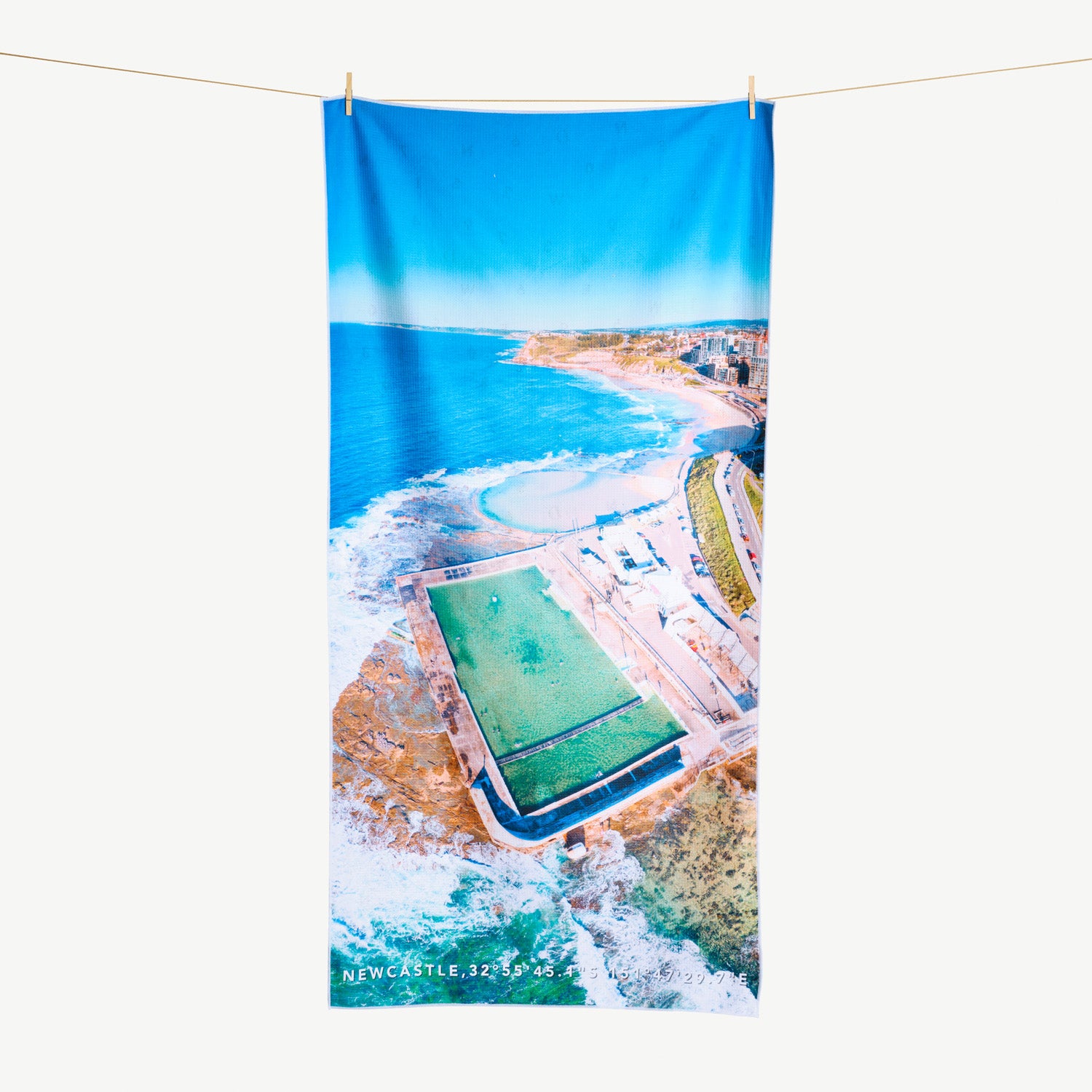Newy Pools beach towel