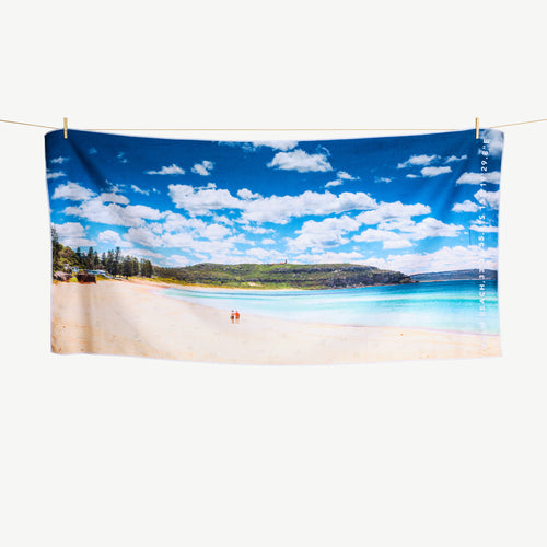 Palmy Paradise beach towel