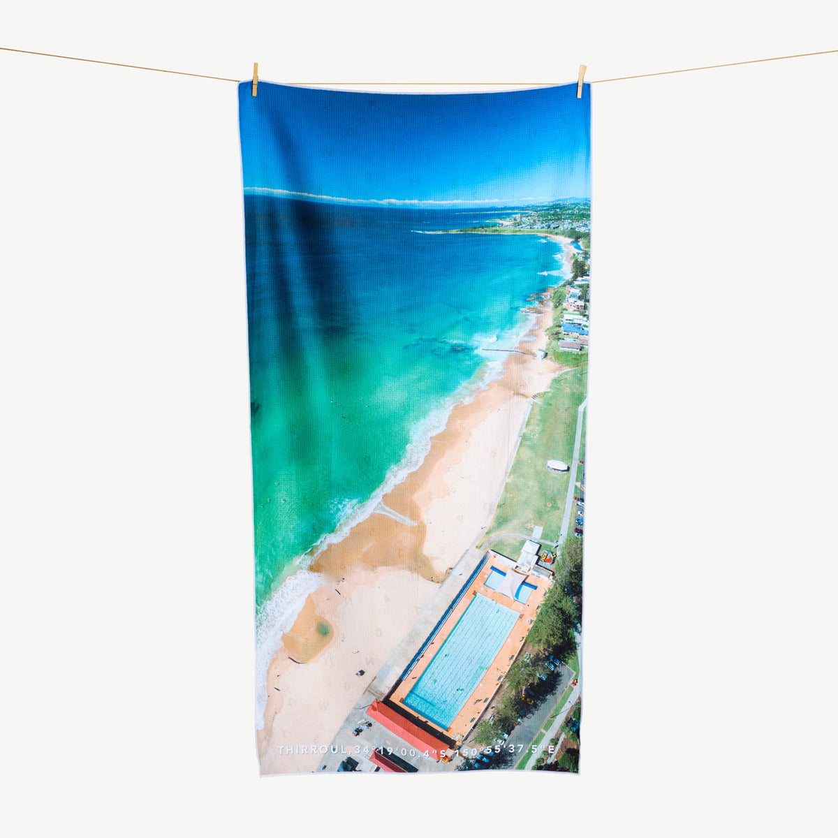 Thirroul Tones beach towel