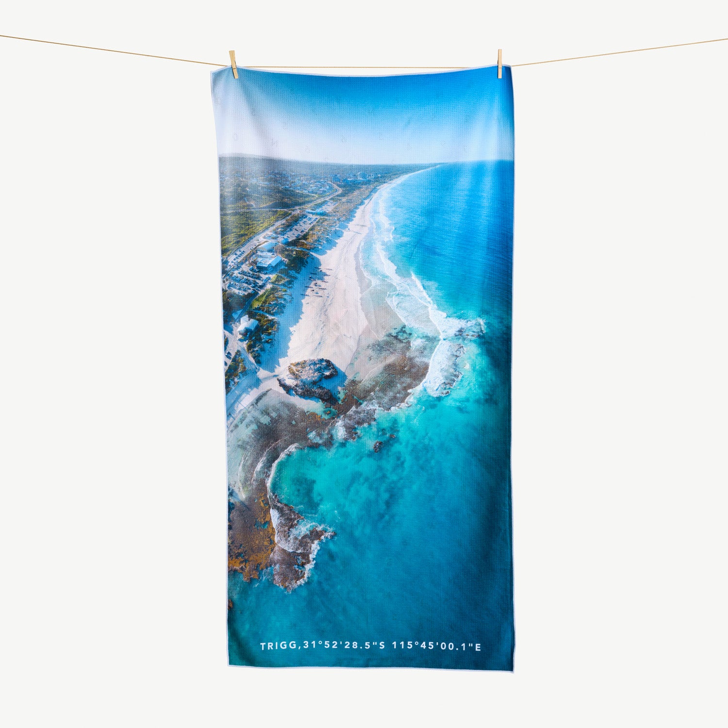 Trigg trails beach towel