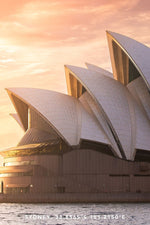 Sydney Sails tea towel
