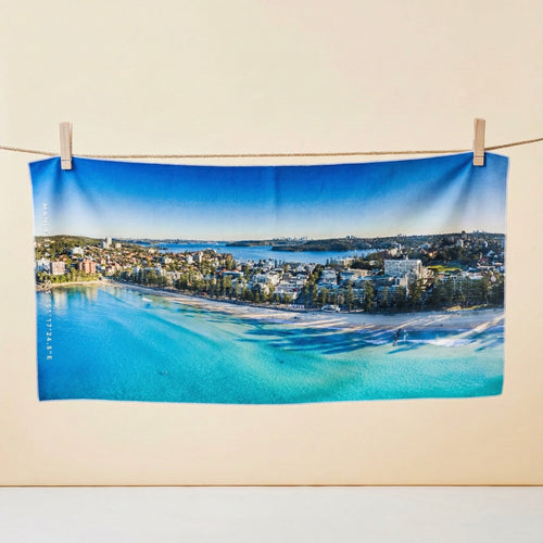 Manly Shores beach towel