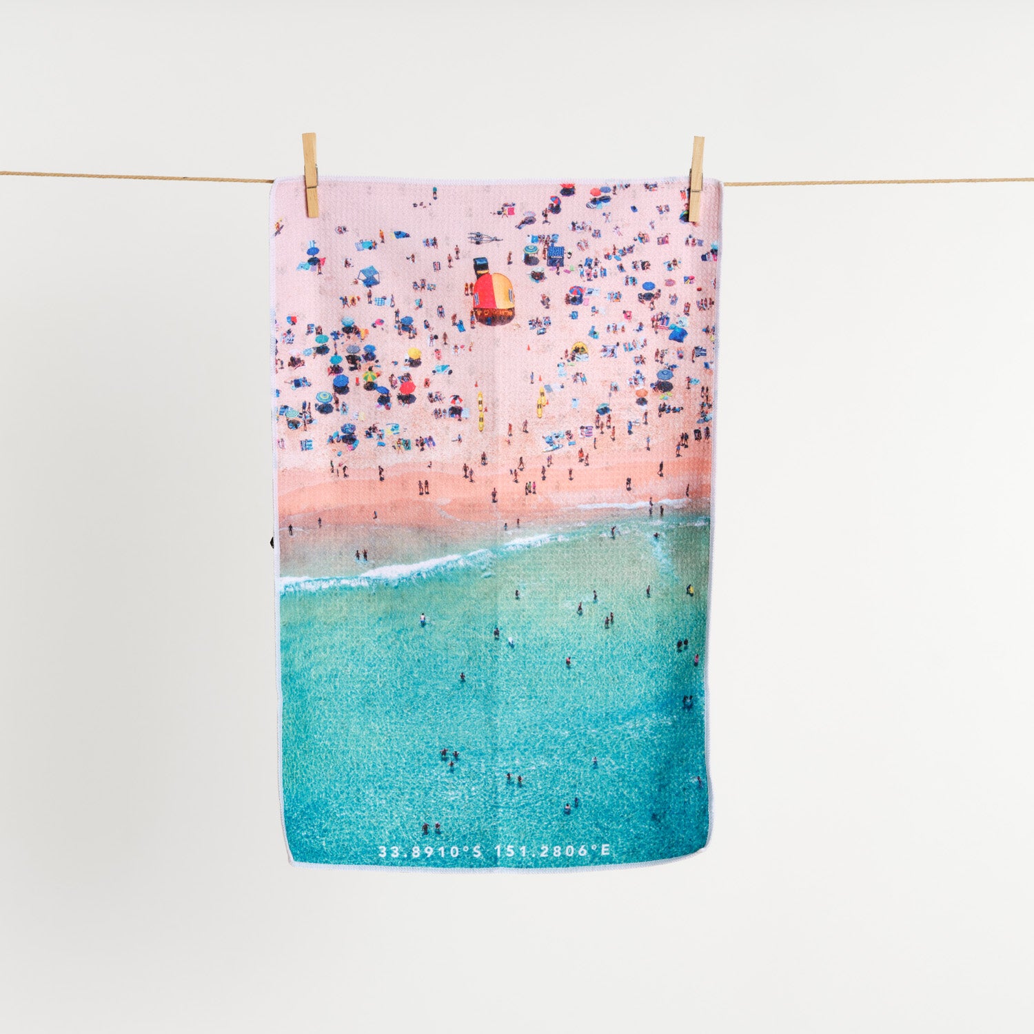 Aussie Summer tea towel