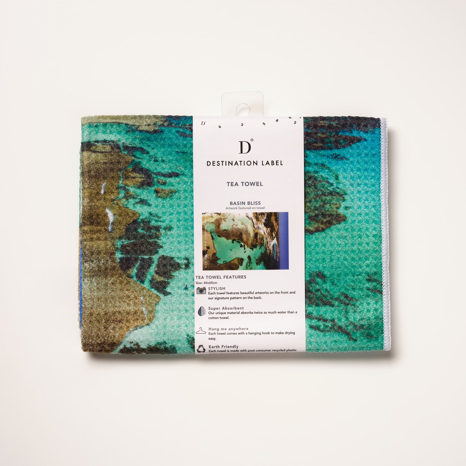 Basin Bliss tea towel