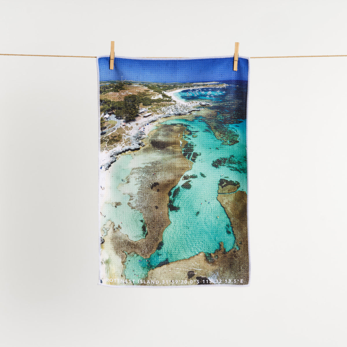 Basin Bliss tea towel