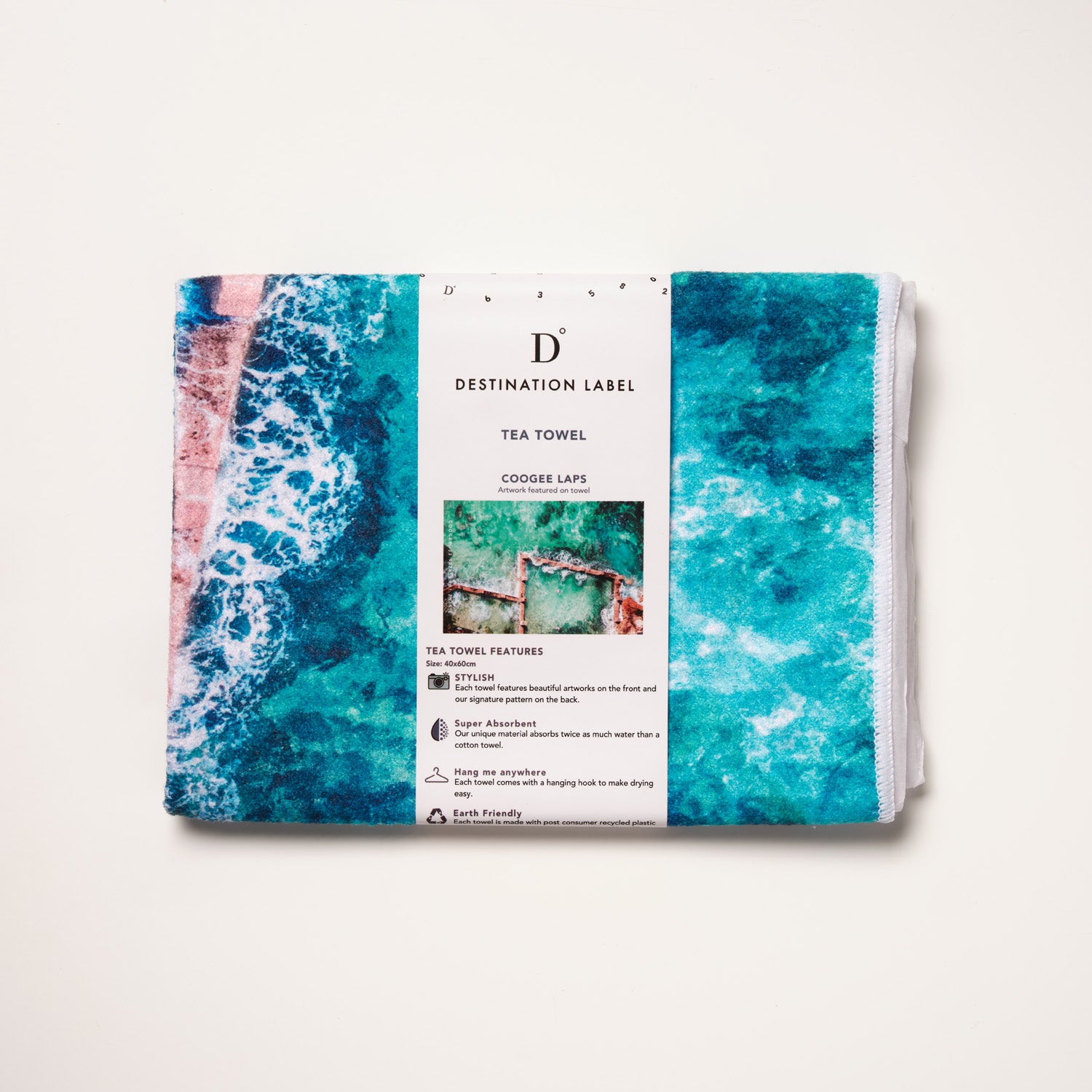 Coogee Laps Tea Towel