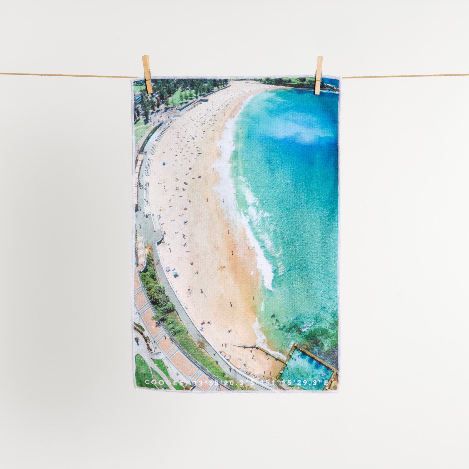 Coogee Setup tea towel