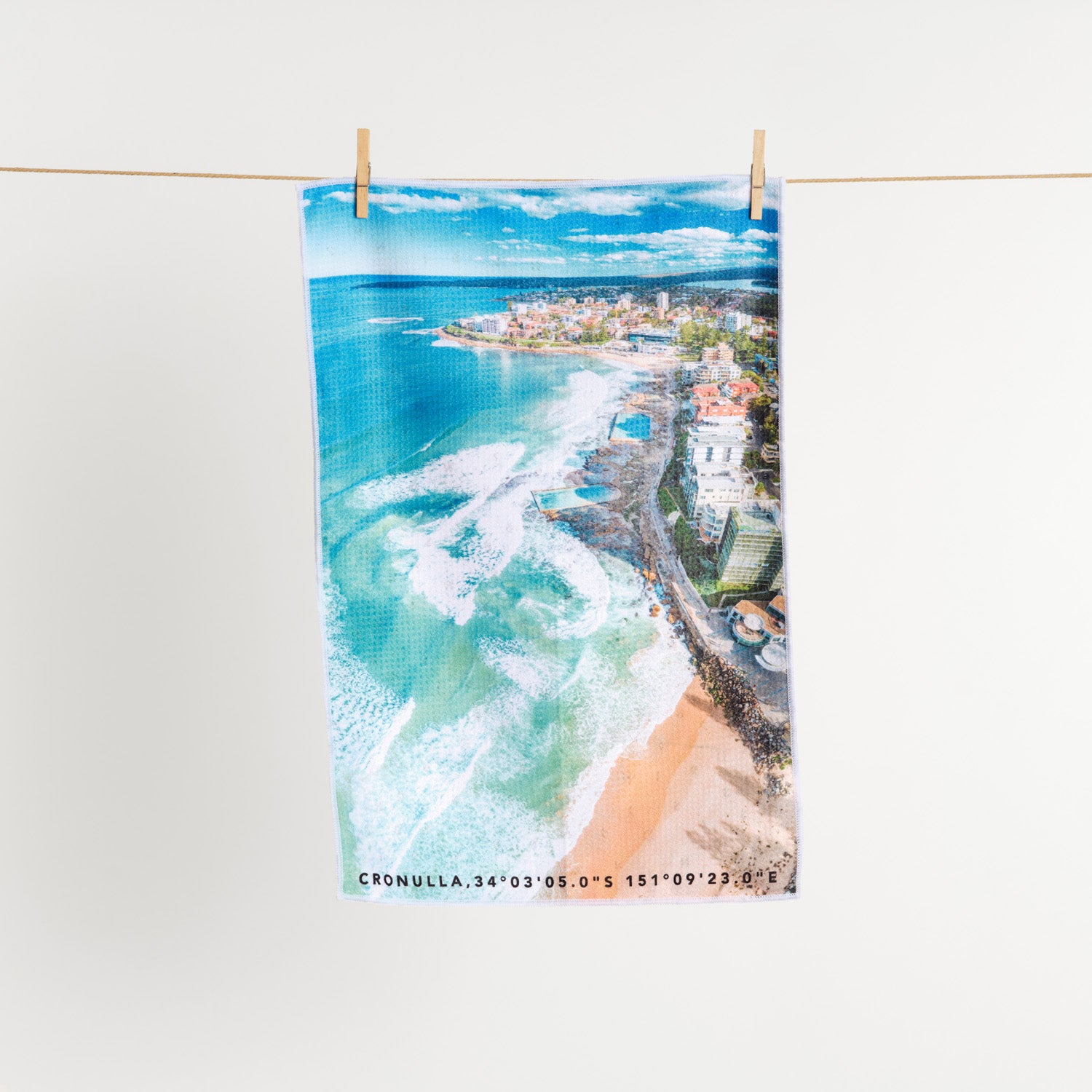 Cronulla Currents tea towel