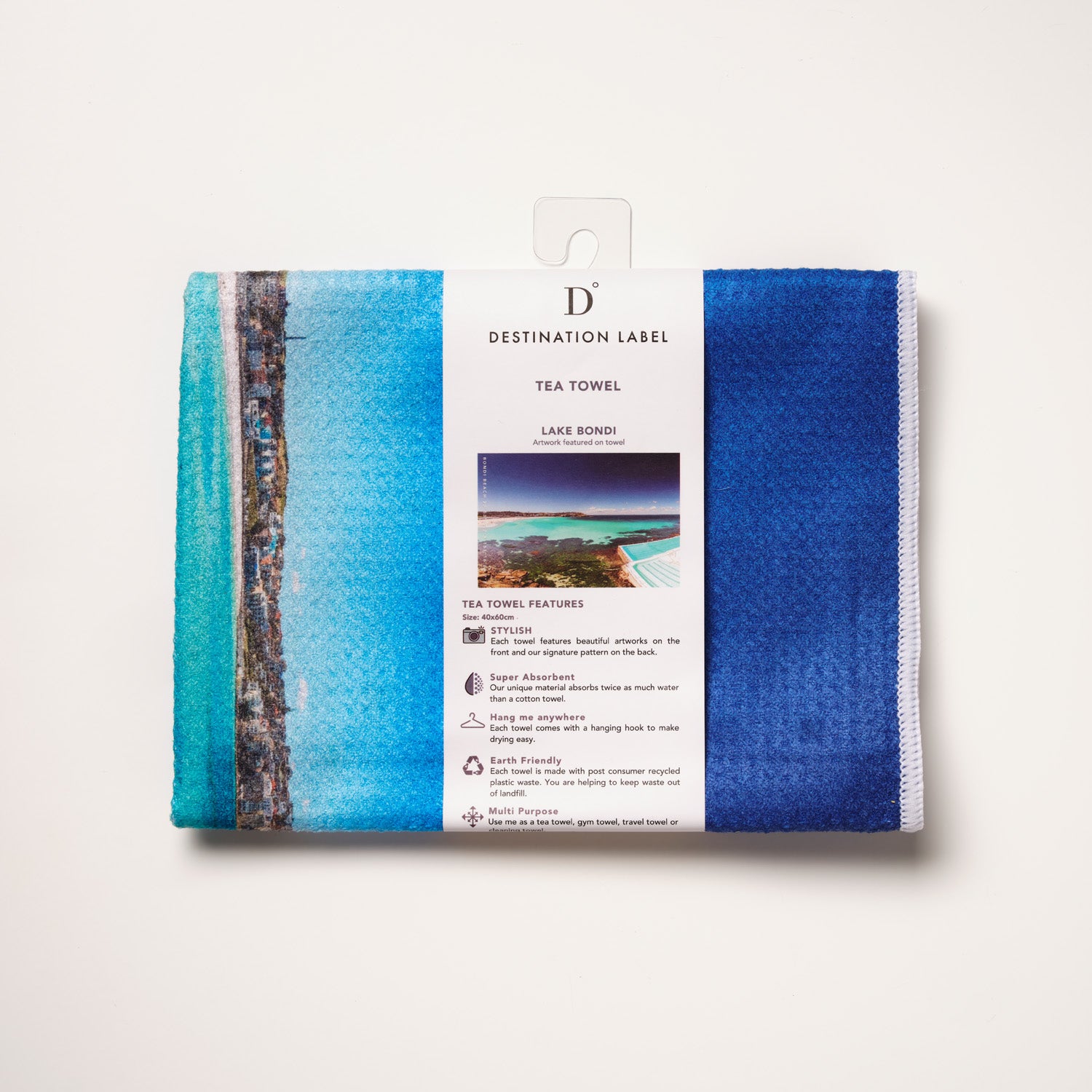 Lake Bondi tea towel