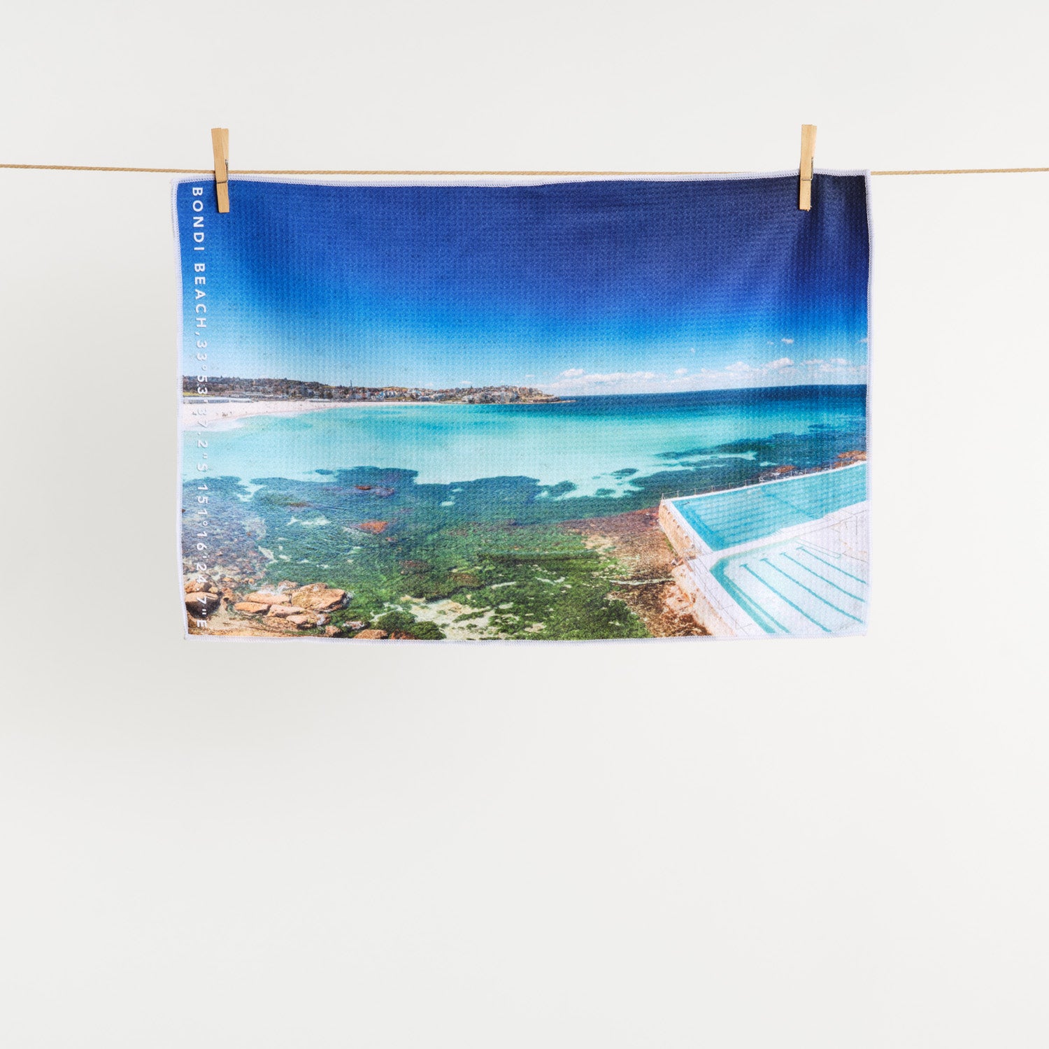 Lake Bondi tea towel