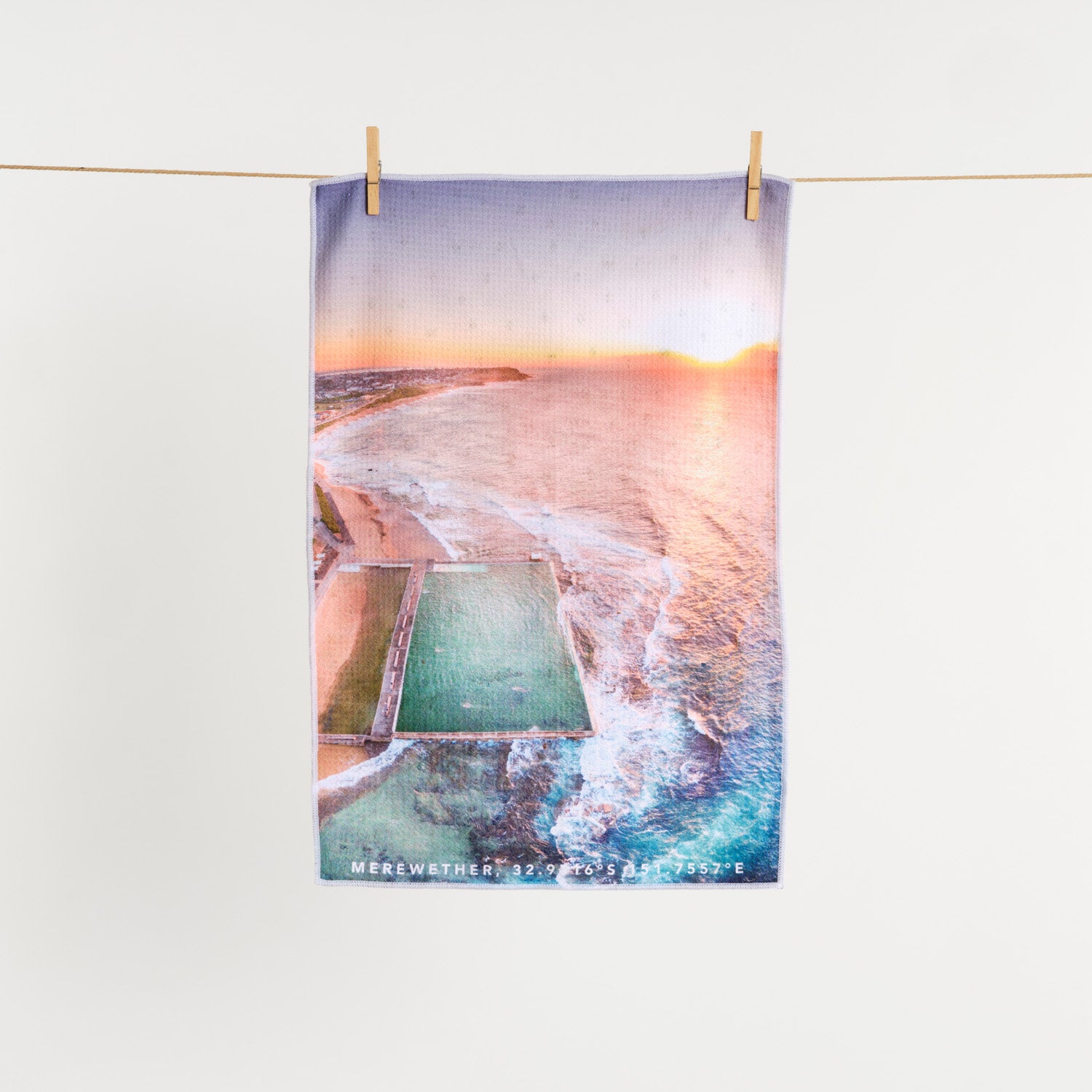 Merewether Colours Tea Towel