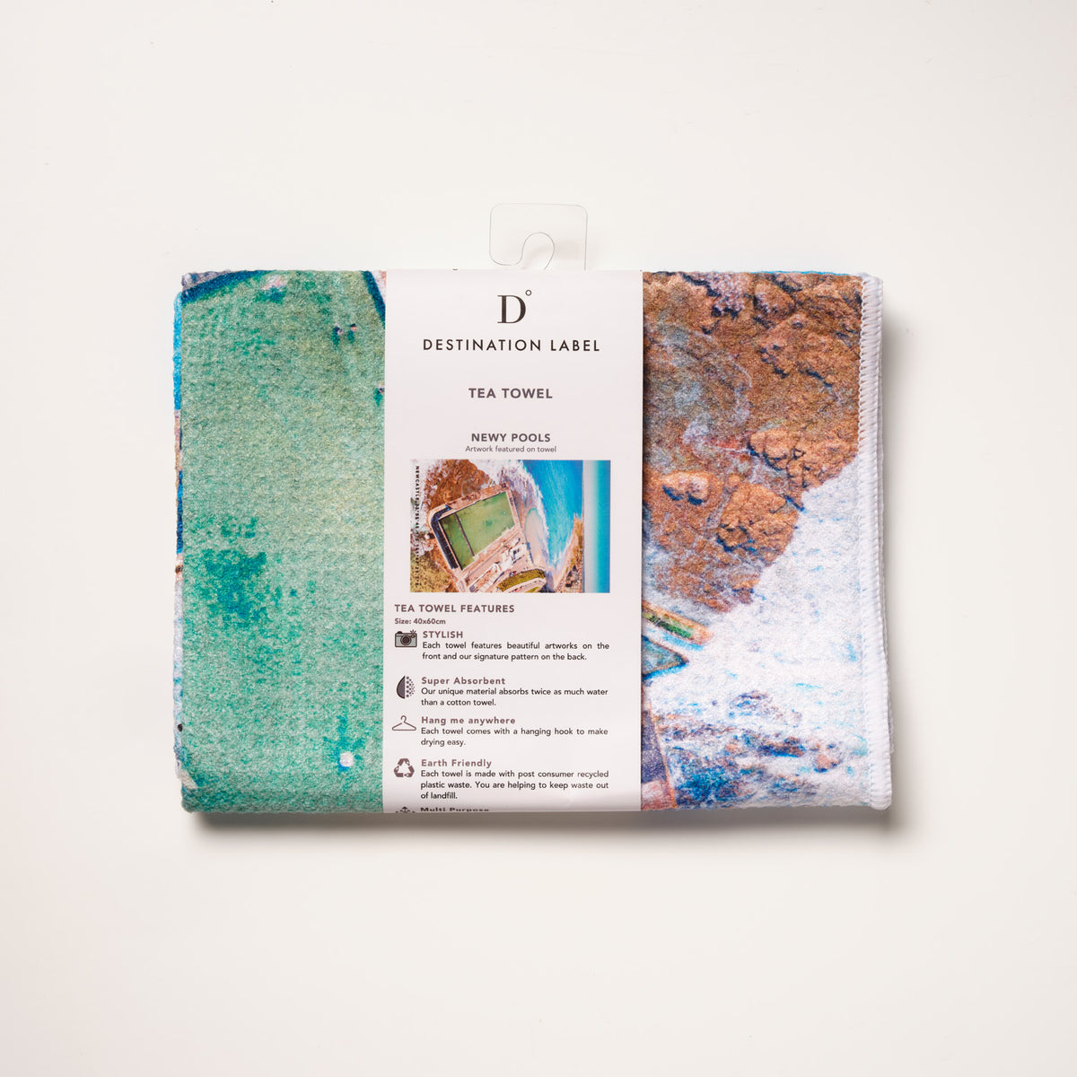 Newy Pools tea towel