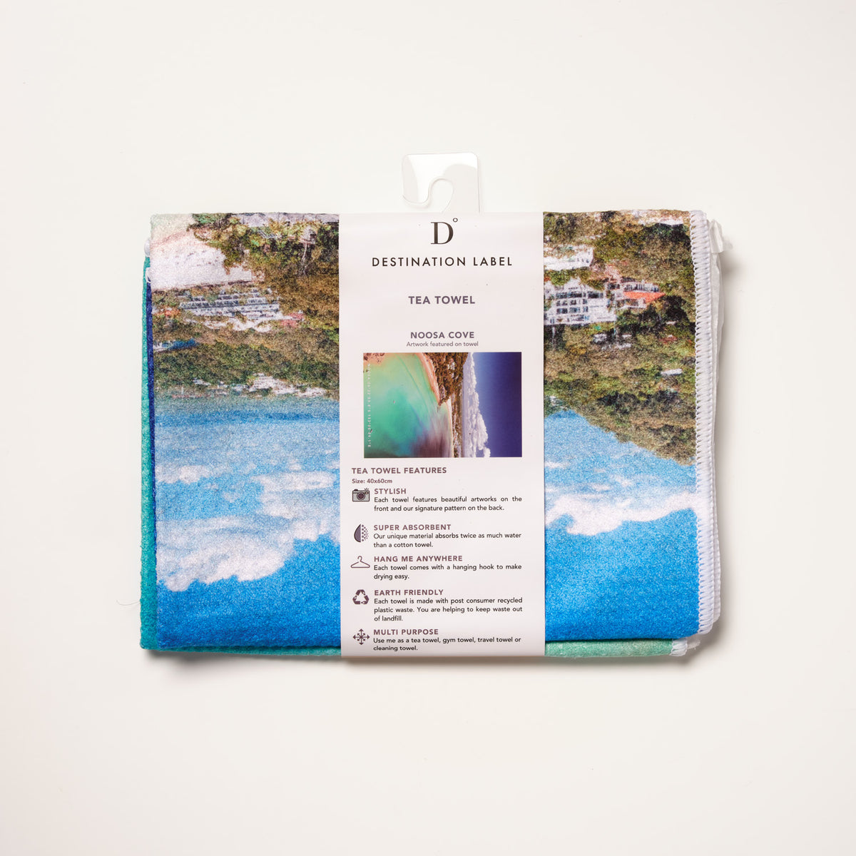 Noosa Cove tea towel