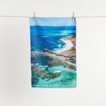 Pinkys Pool tea towel