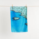 Reef Love tea towel