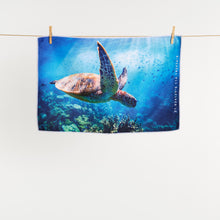 Load image into Gallery viewer, Turtle Flight Tea Towel