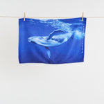 Whale Wave Tea Towel