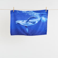 Load image into Gallery viewer, Whale Wave Tea Towel