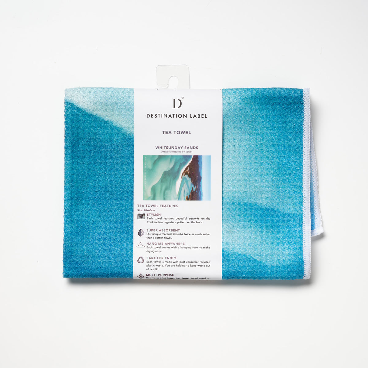 Whitsunday Sands tea towel