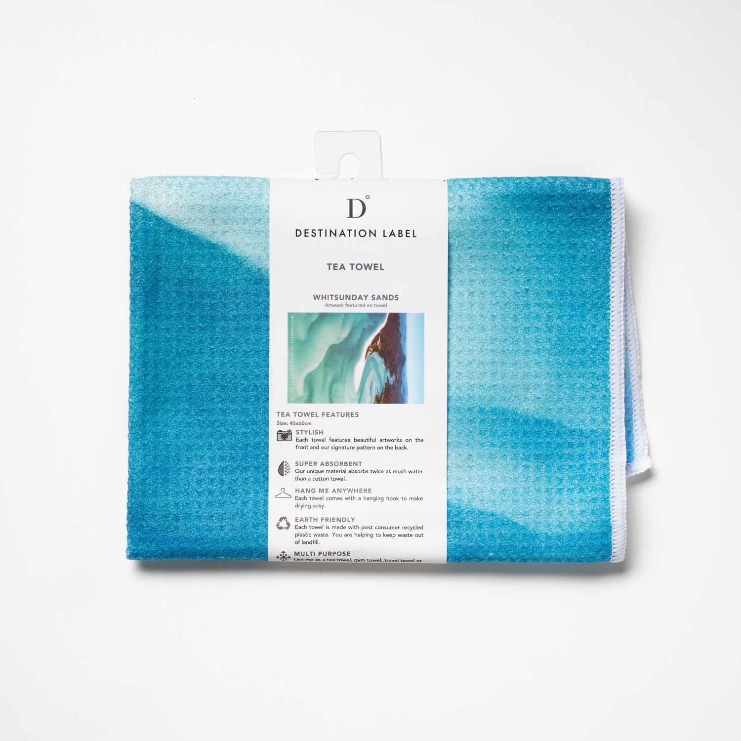 Whitsunday Sands tea towel