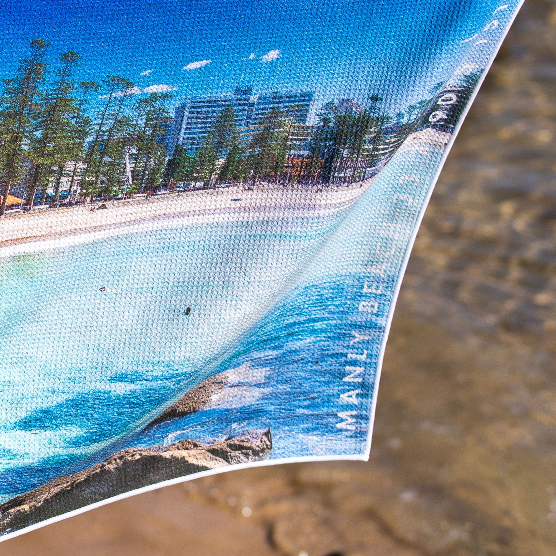 Manly Moments beach towel