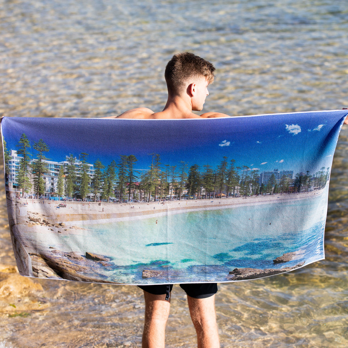 Manly Moments beach towel