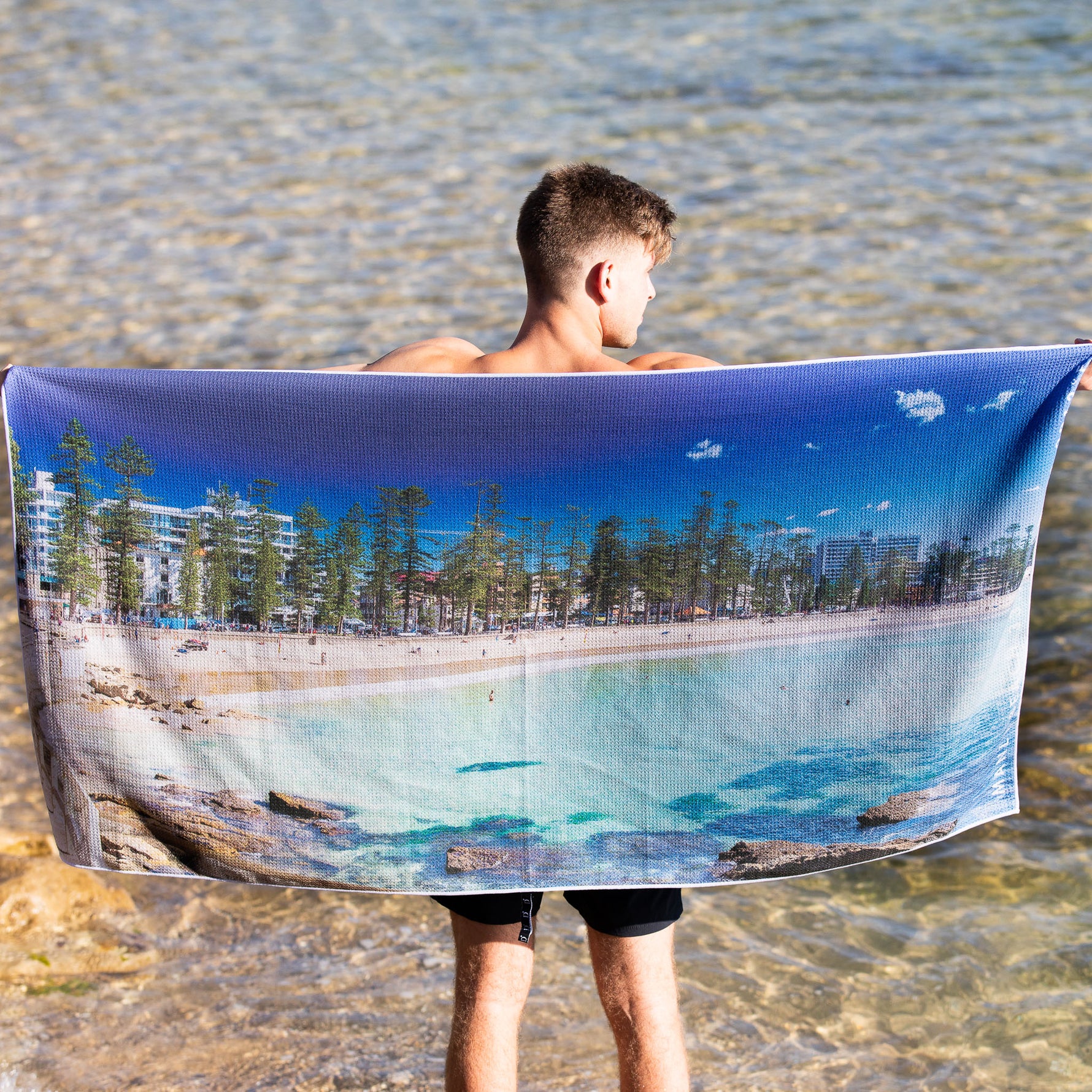 Manly Moments beach towel