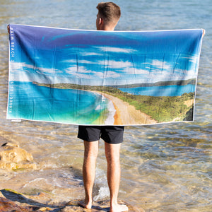 Palmy Painting beach towel