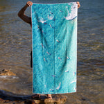 Longboard Party beach towel