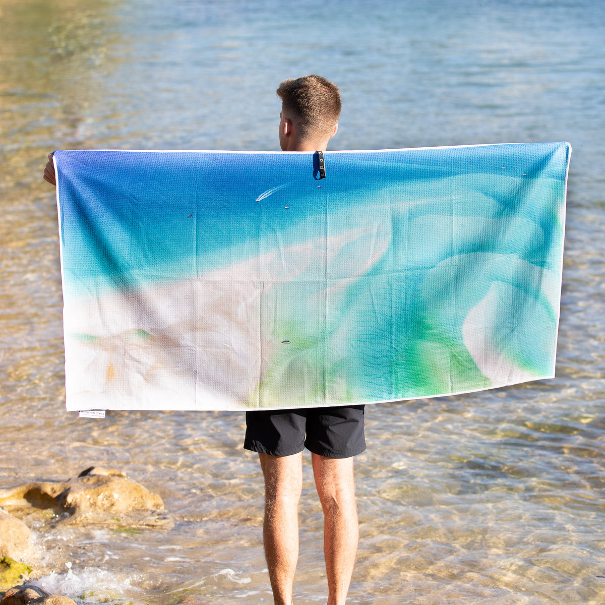 Tidal beach towel