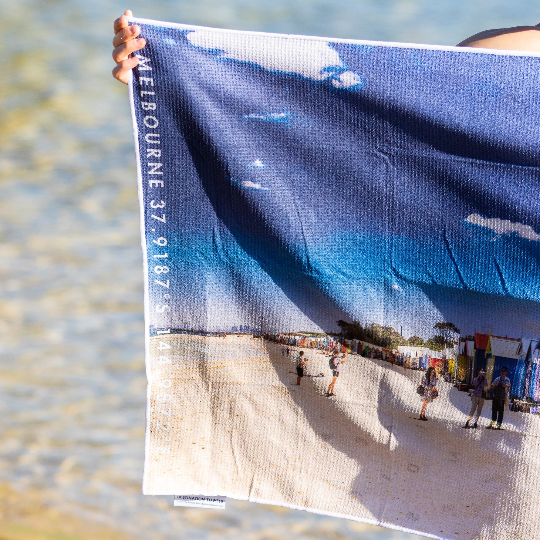 Brighton Boxes beach towel