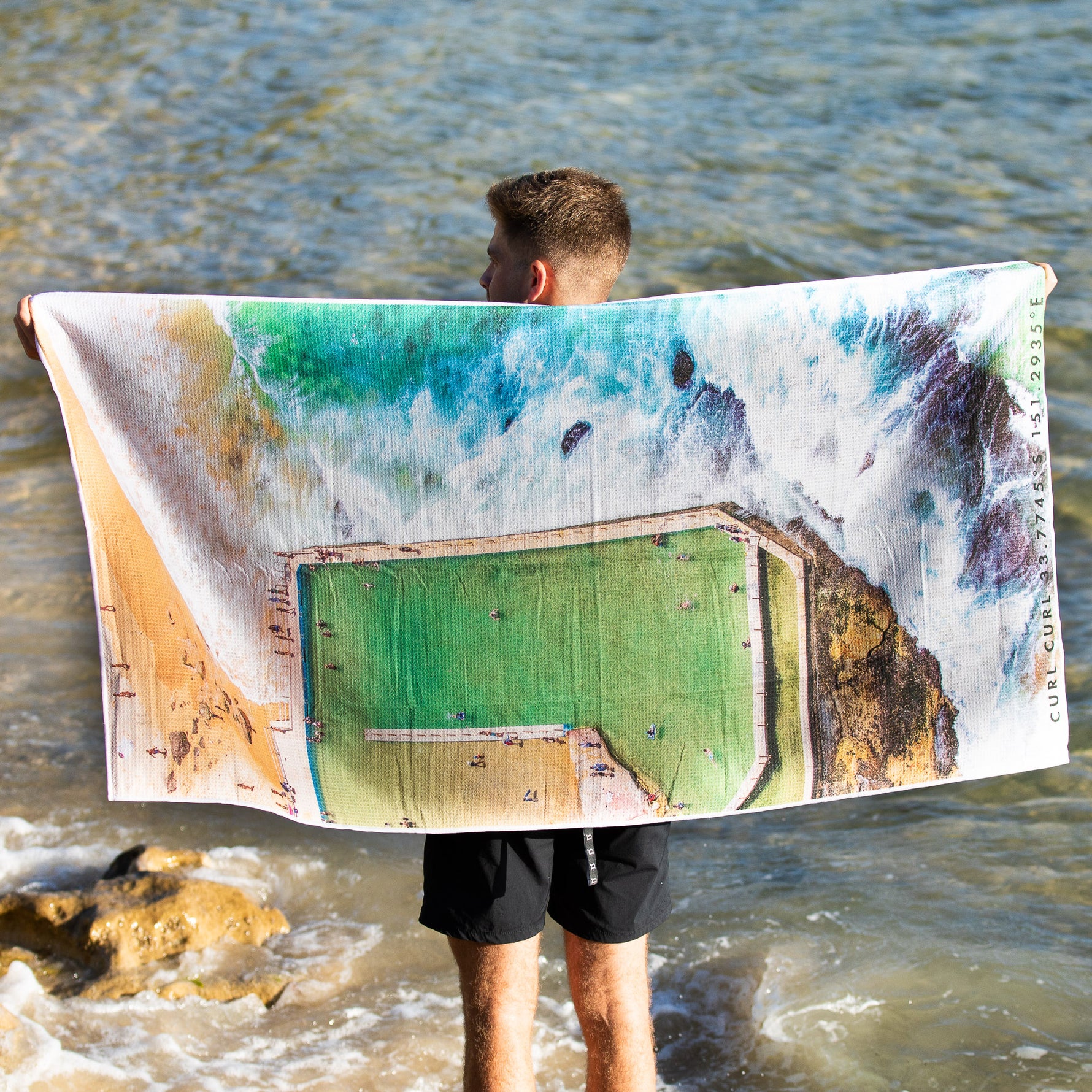 Curly Textures beach towel